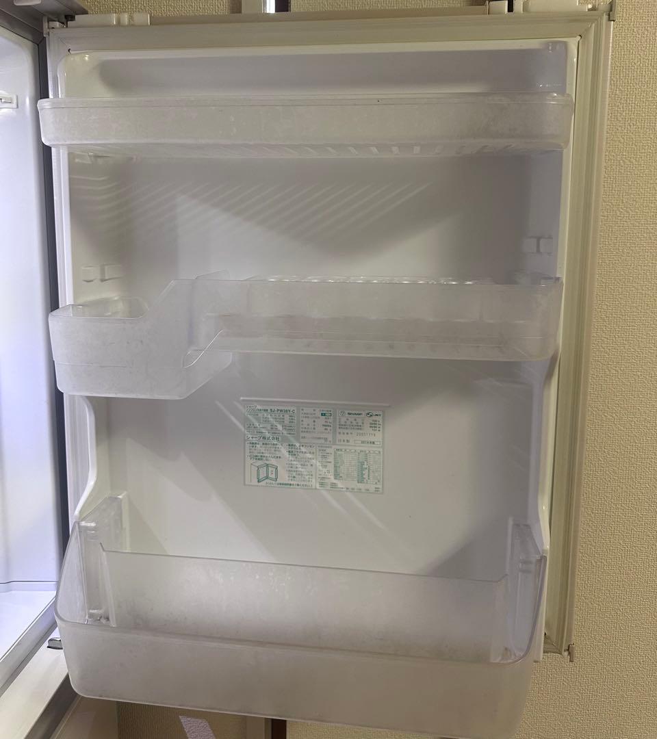 SHARP 冷凍庫付き冷蔵庫 ホワイト