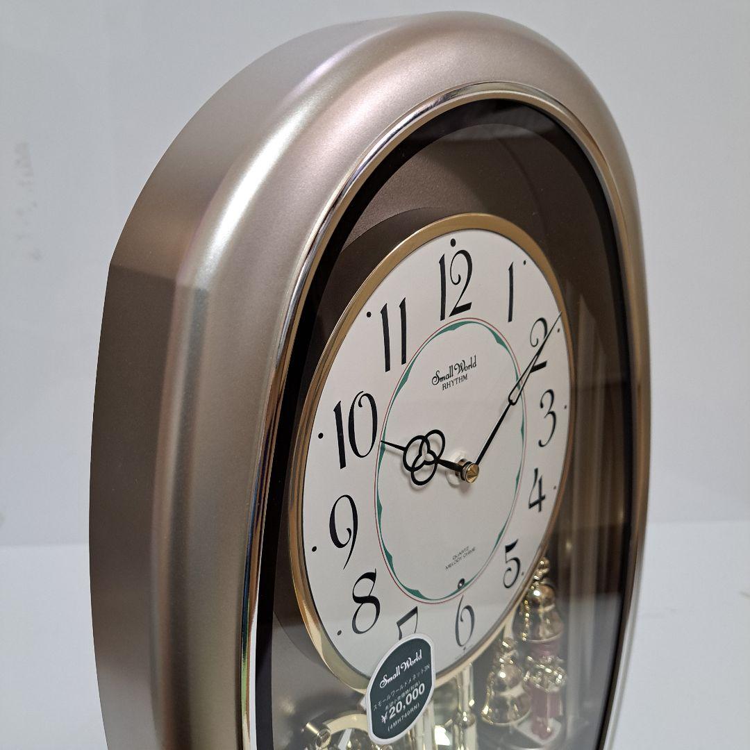 未使用　掛け時計　スモールワールド　Small Warld　RHYTHM　リズム