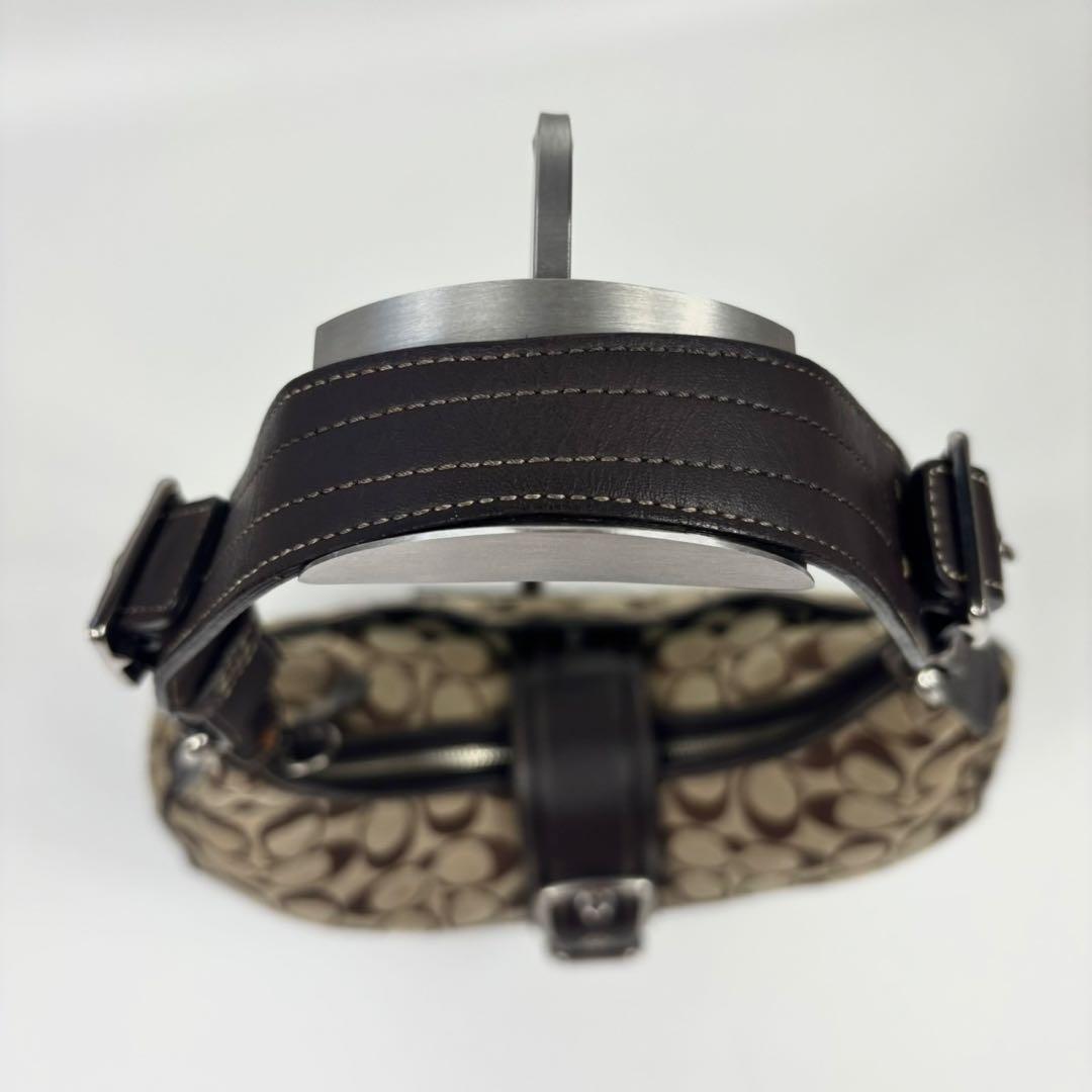 極美 COACHコーチ harfmoon soho leather 6363