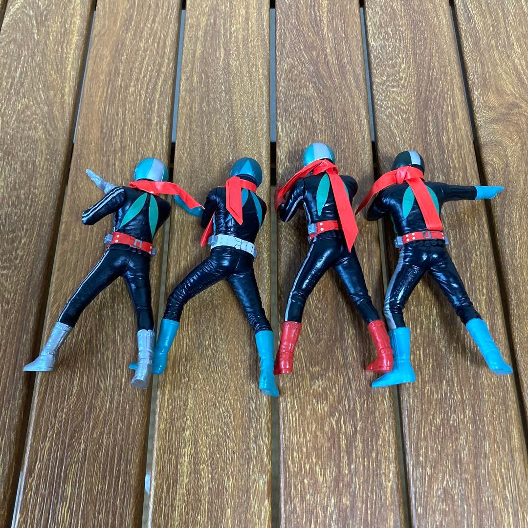 仮面ライダー 1号 2号 ショッカー バイク フィギュア セット アニメ 玩具