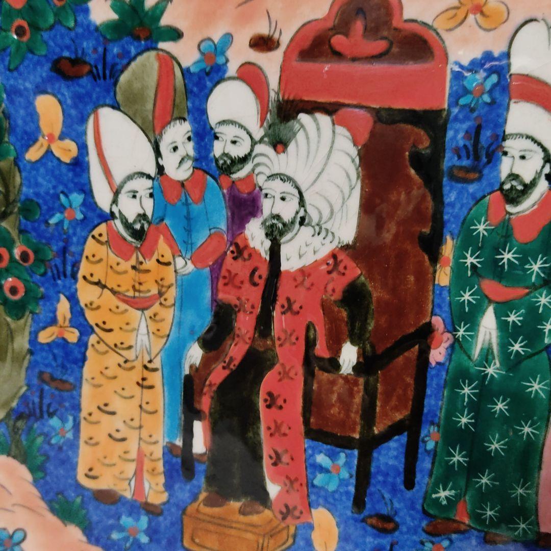 トルコ タイル Kutahya 陶器 キュタフヤ Hand Painting