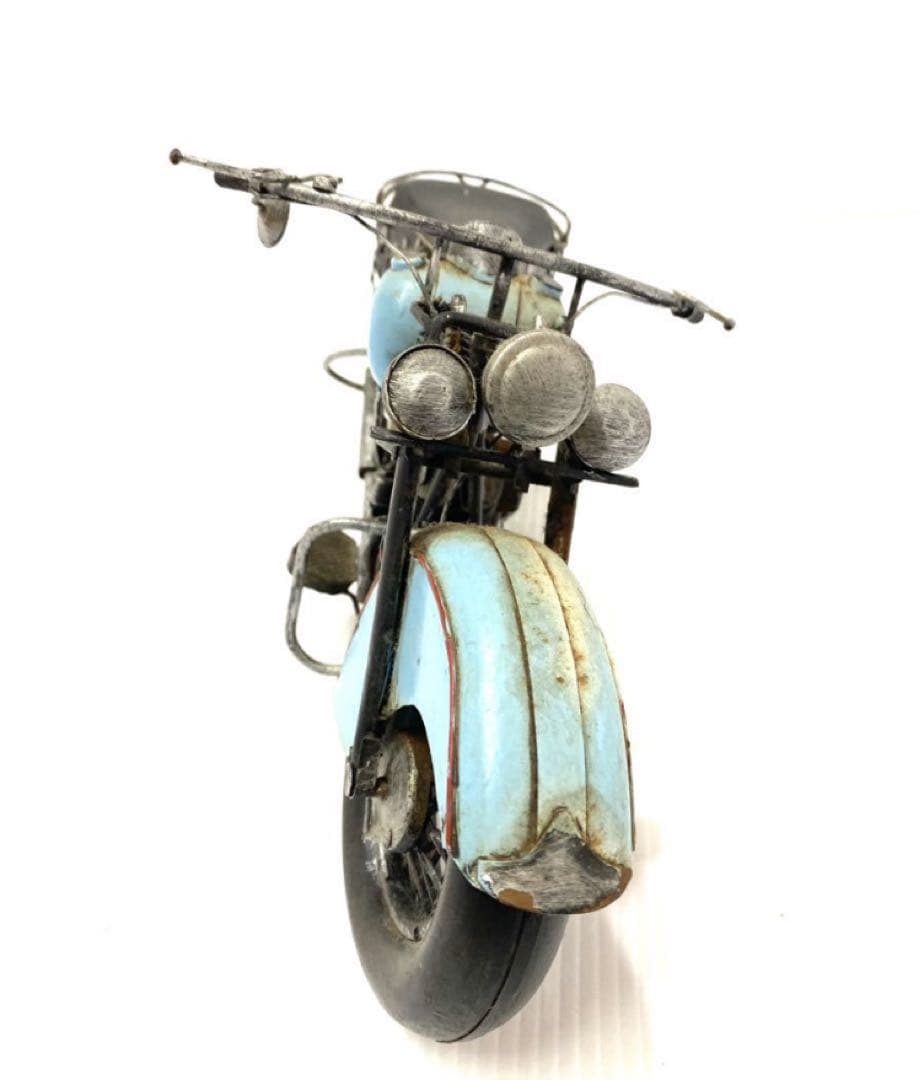 レトロ ブリキ製 ビンテージバイク /ラットバイク/エイジング加工/ 金属製