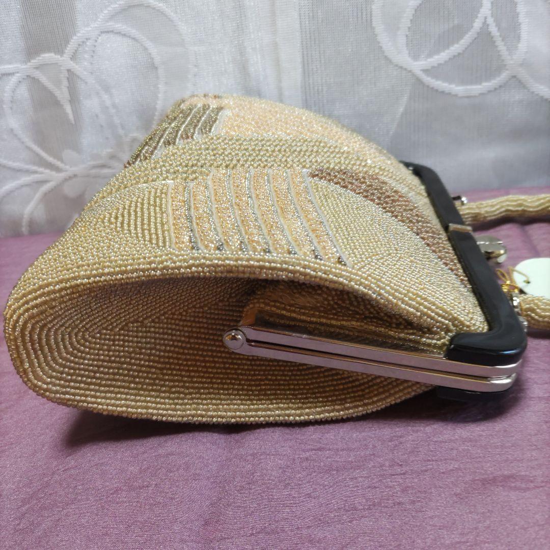 ✨大特価✨✜【絶品】高級品　ビーズバック　お値段半額以下　タグ付き