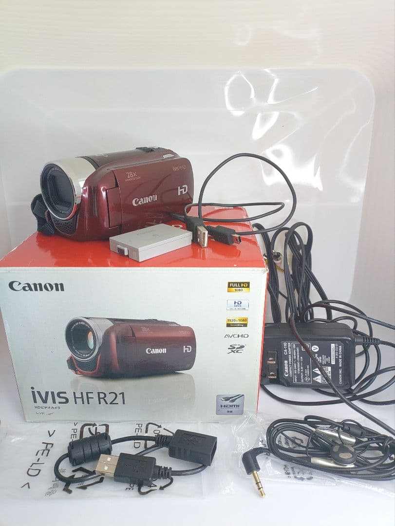 Canon iVIS HF R21 ビデオカメラ 動作確認済