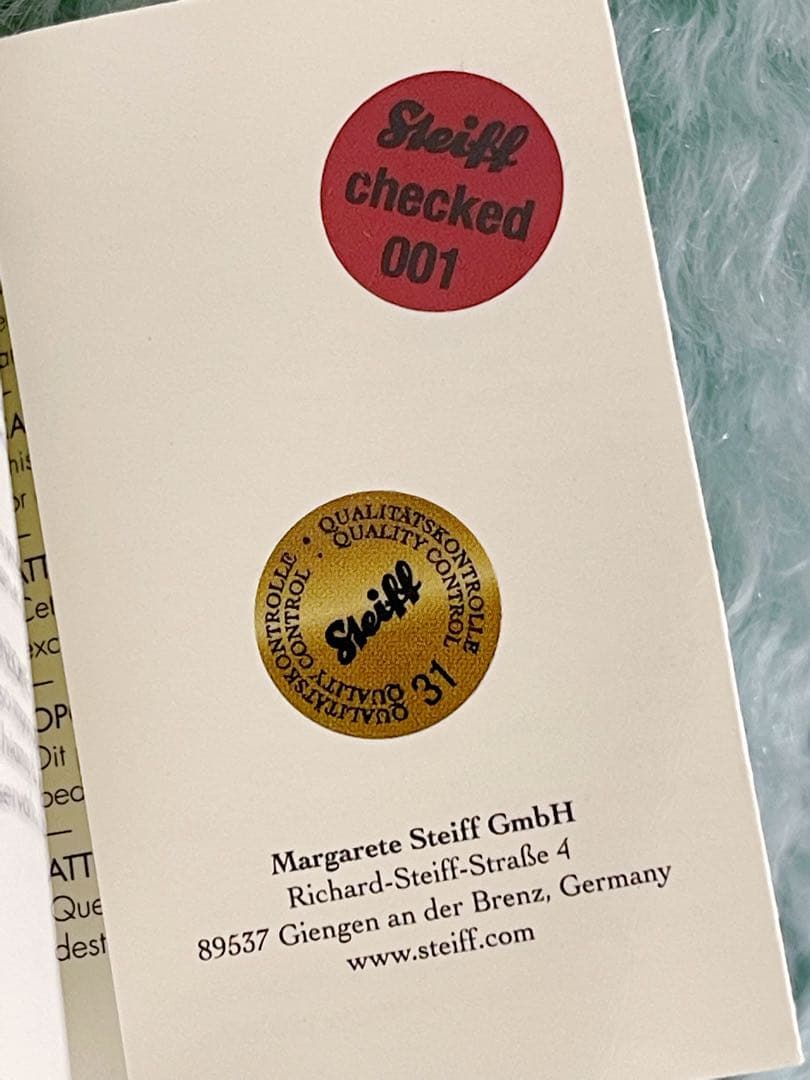 シュタイフ×初音ミク テディベア 新品・未使用品 美品