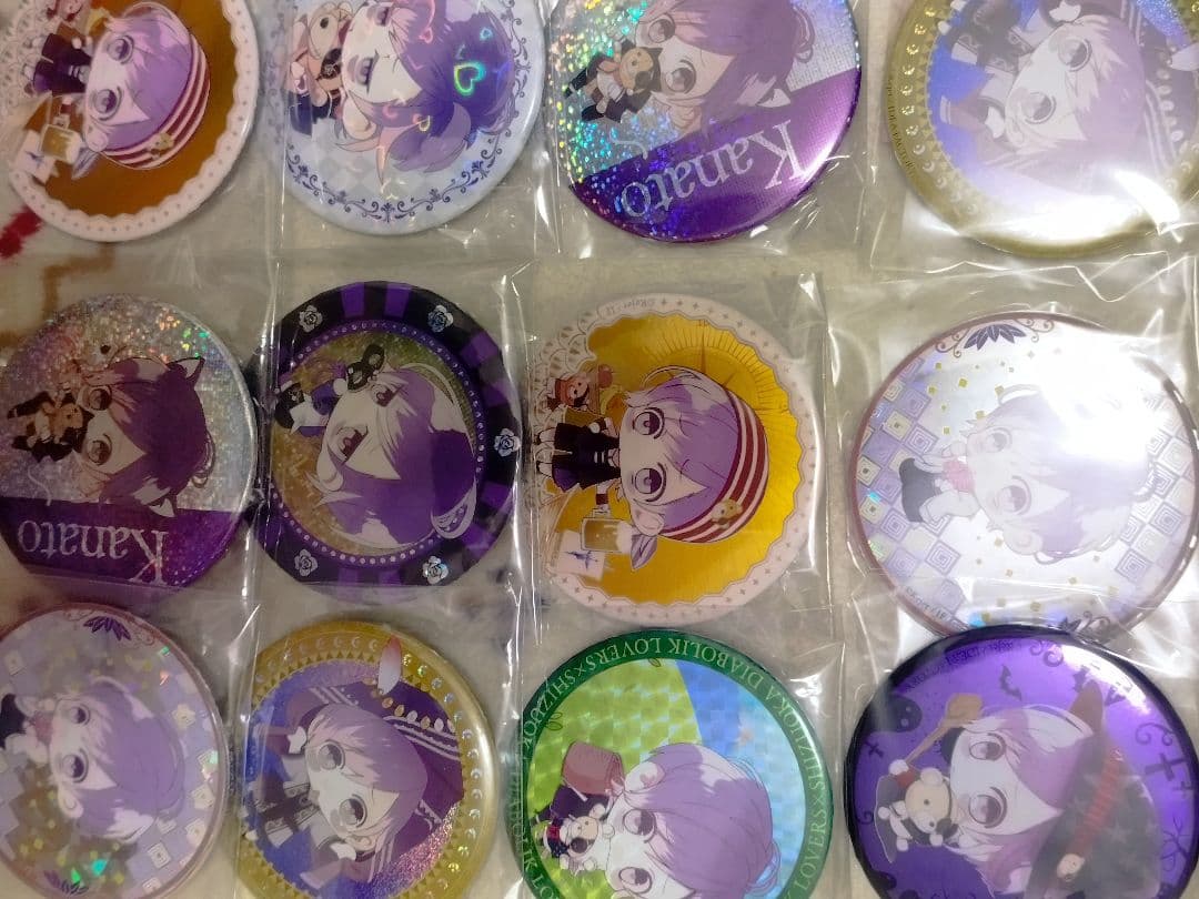 DIABOLIKLOVERS カナト 缶バッジ ホロ缶バッジまとめ売り