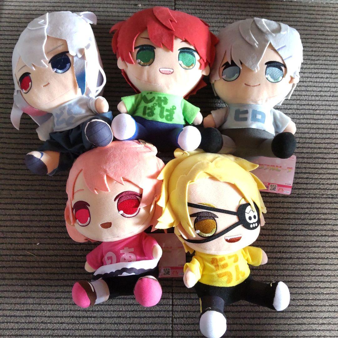 カラフルピーチ おすわりBIGぬいぐるみ どぬく じゃぱぱ ヒロ のあ たっつん