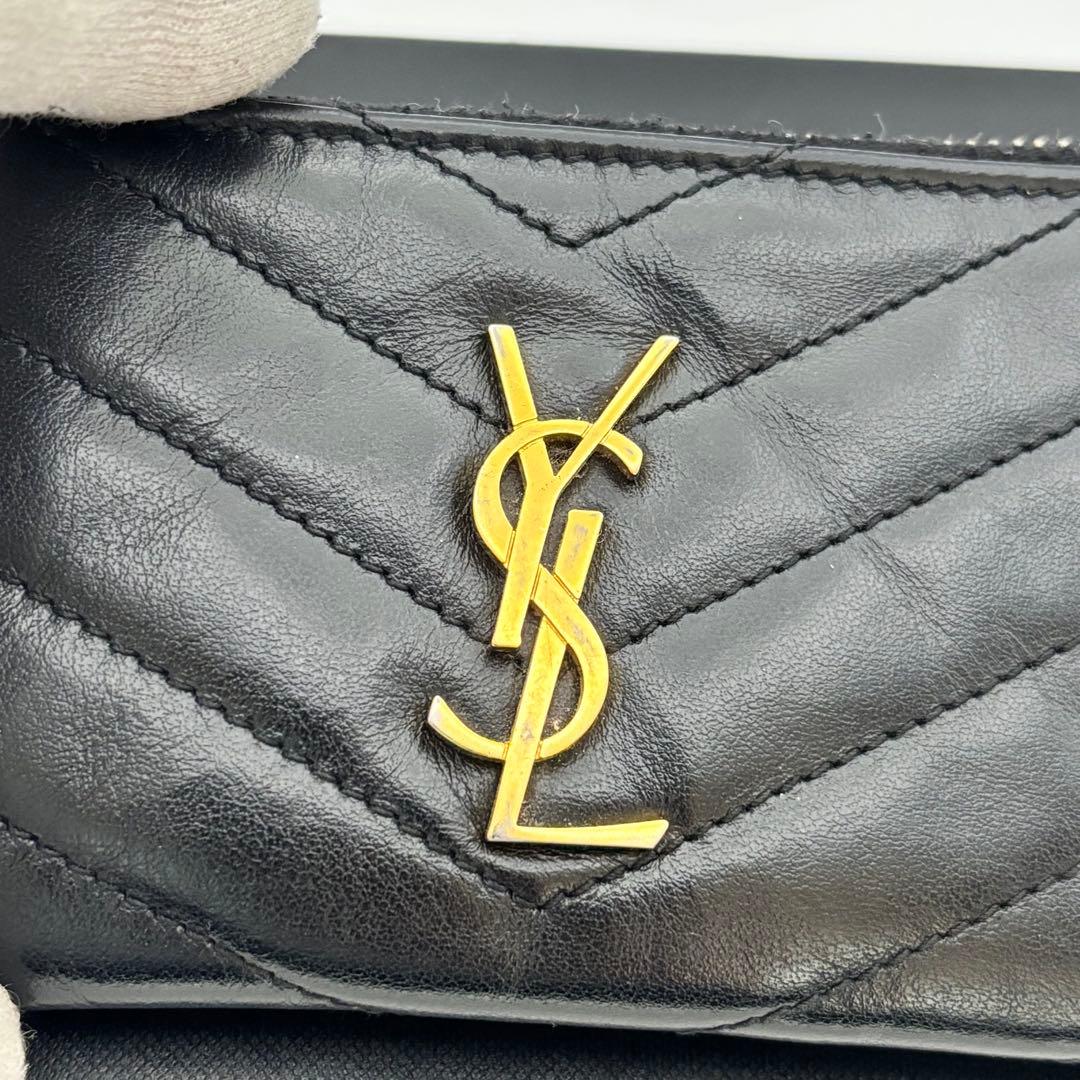 ✨美品✨サンローラン　ケース　キーリング　カサンドラ　キルティング