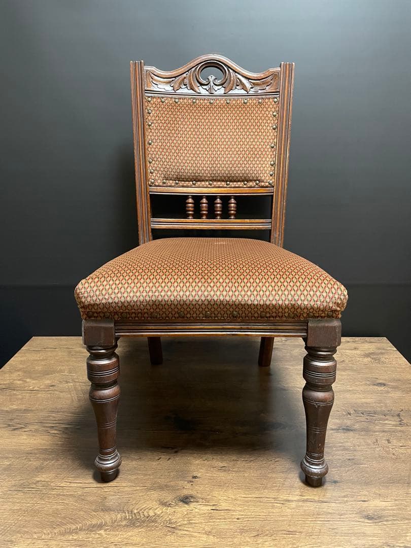 1920年代　英国アンティークチェア　オークチェア