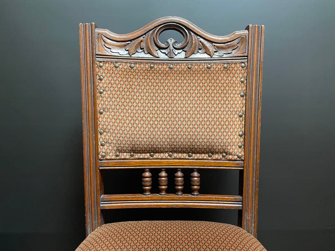 1920年代　英国アンティークチェア　オークチェア