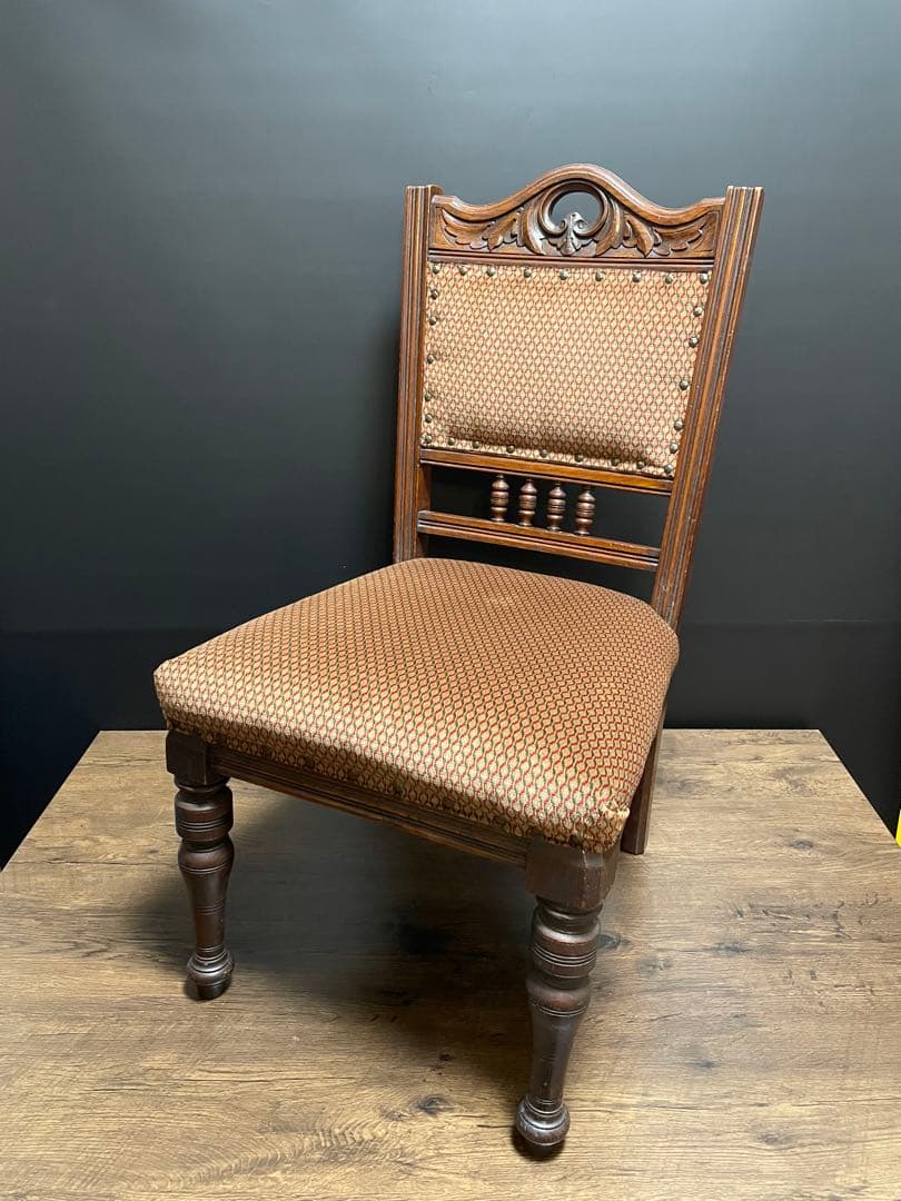 1920年代　英国アンティークチェア　オークチェア