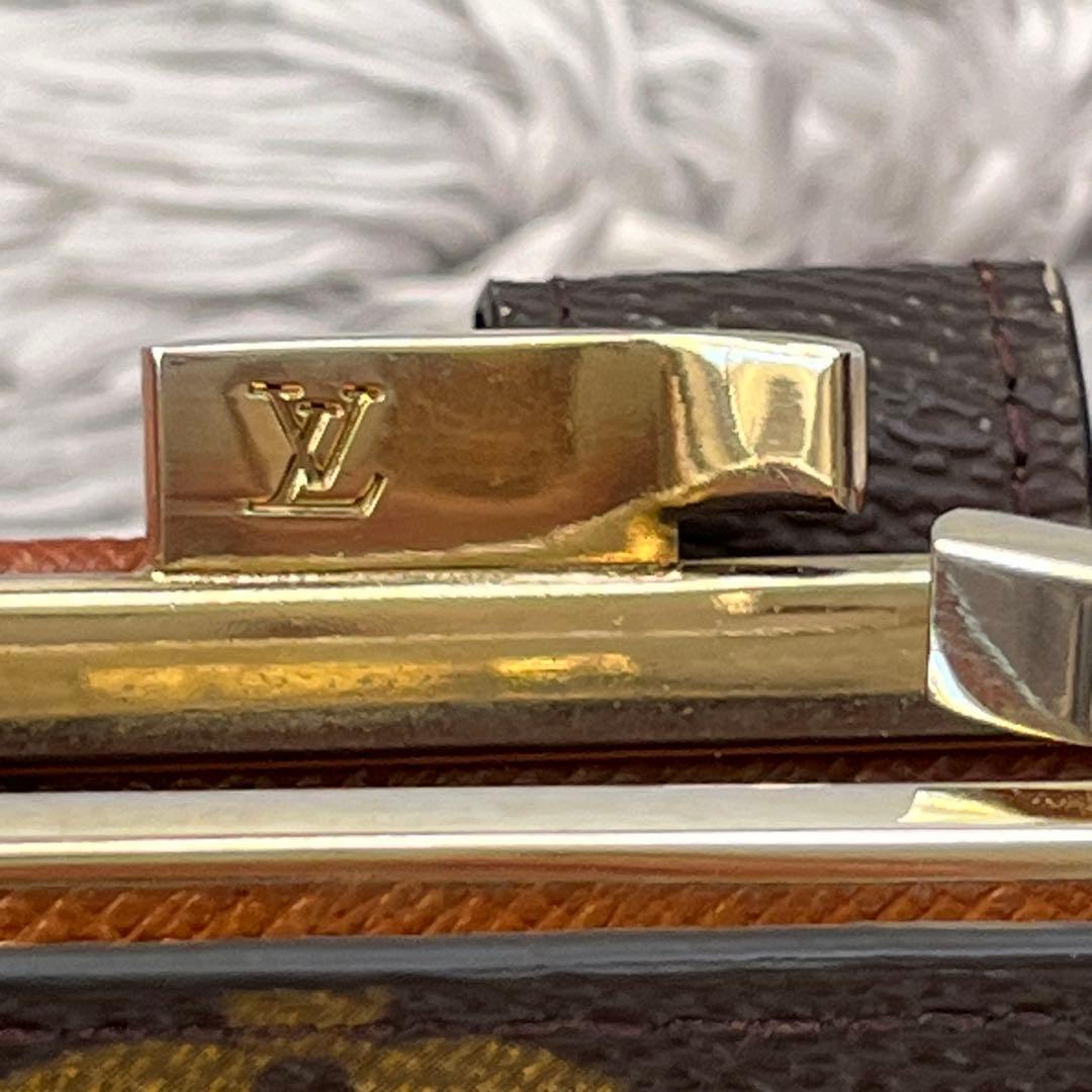 美品　ルイヴィトン　コンチネンタル　クラッチ　折り財布　がま口　モノグラム