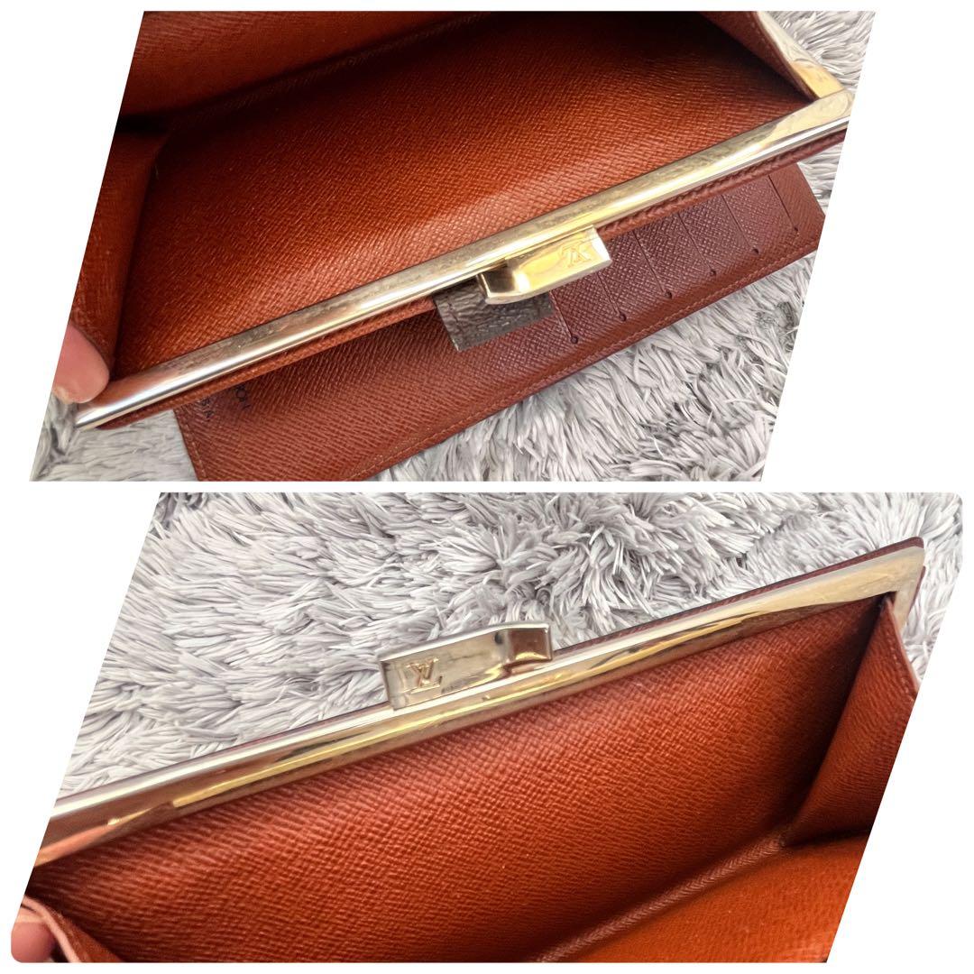 美品　ルイヴィトン　コンチネンタル　クラッチ　折り財布　がま口　モノグラム