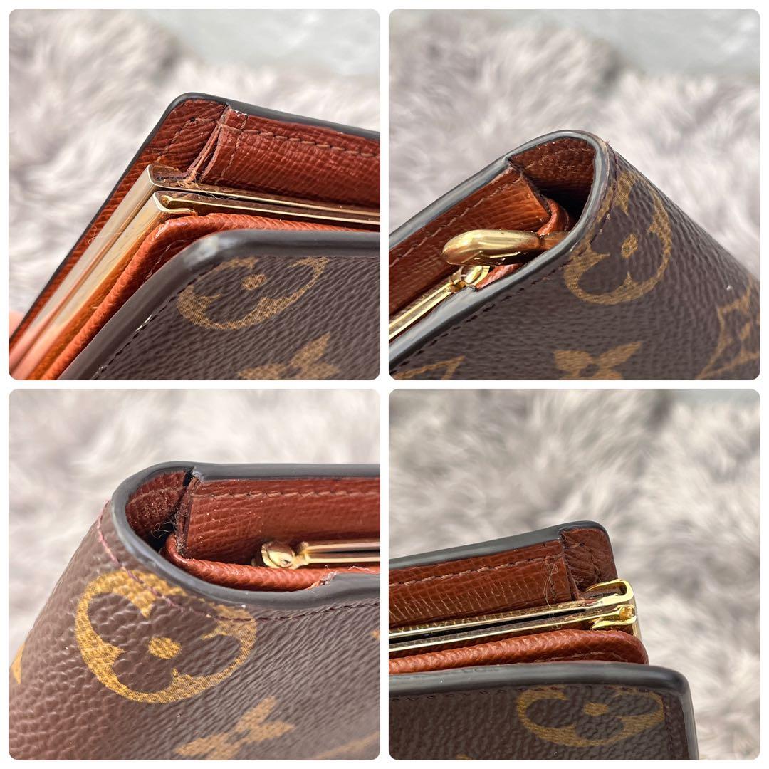 美品　ルイヴィトン　コンチネンタル　クラッチ　折り財布　がま口　モノグラム