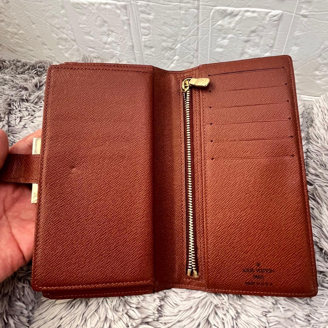 美品　ルイヴィトン　コンチネンタル　クラッチ　折り財布　がま口　モノグラム