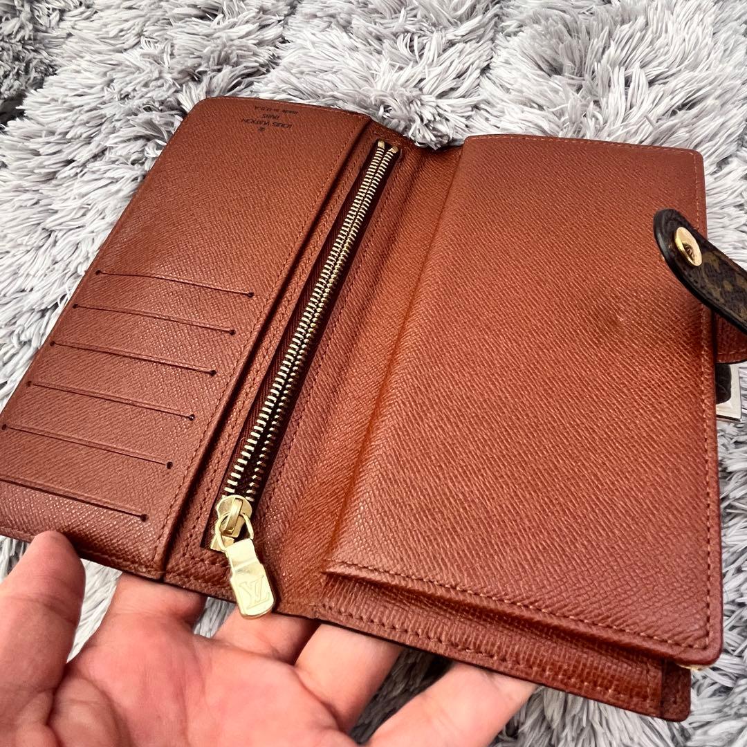 美品　ルイヴィトン　コンチネンタル　クラッチ　折り財布　がま口　モノグラム