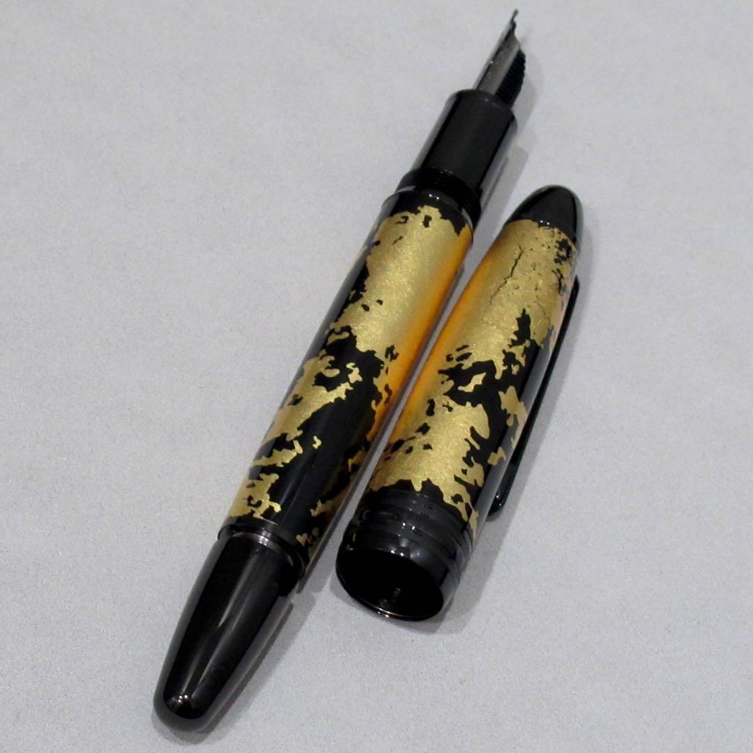 モンブラン 万年筆 146 カリグラフィー ゴールドリーフ 119687