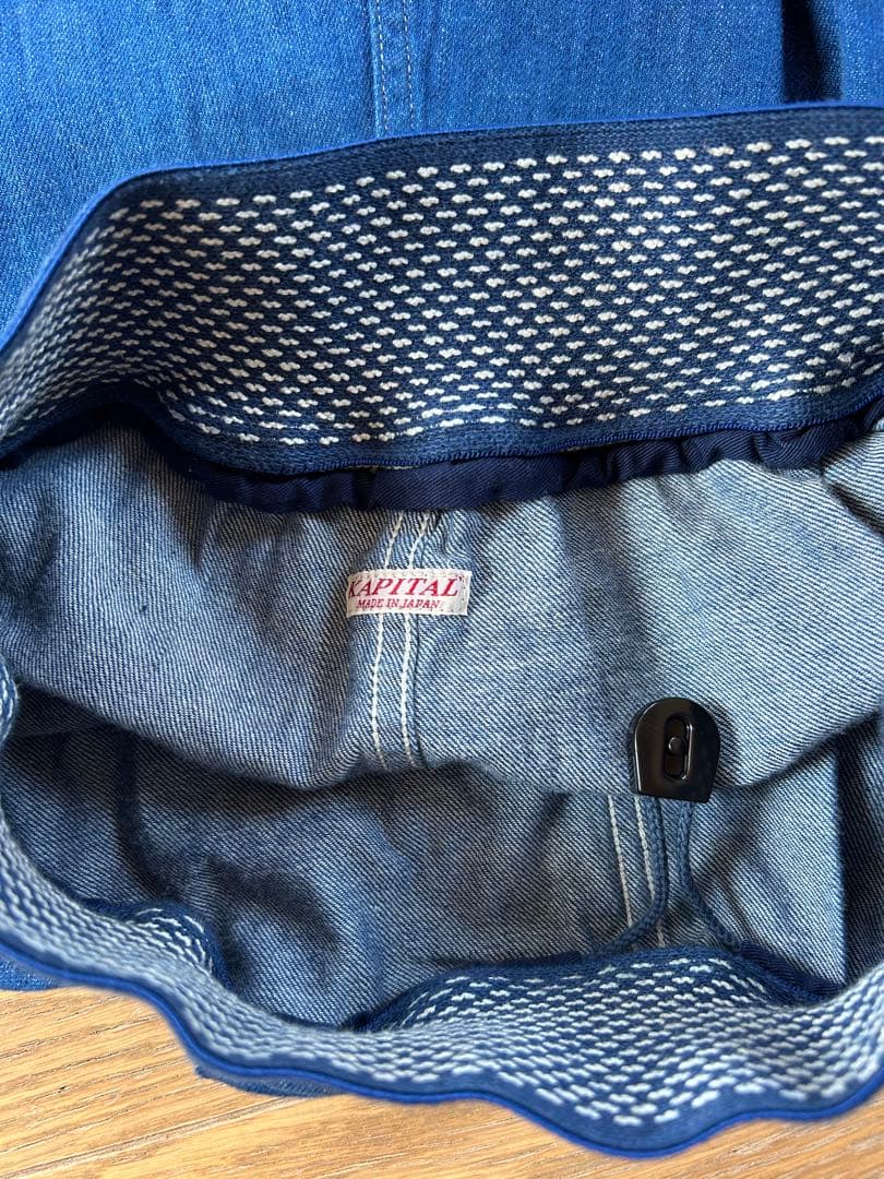 ★KAPITAL★ 8ozデニム MAKANAIラップパンツ 希少