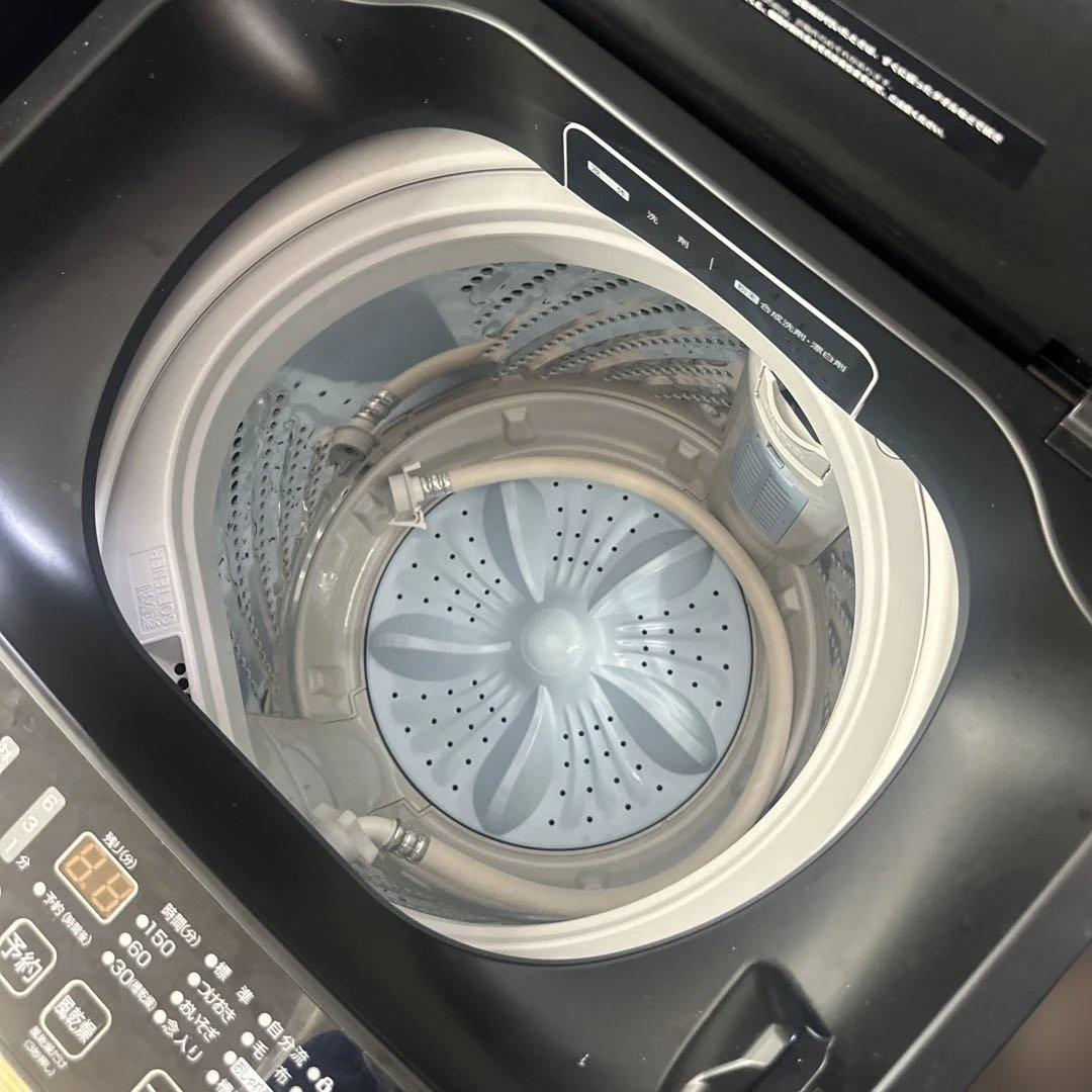 自社配送設置無料高年式シャープ冷蔵庫　ハイセンス洗濯機ブラックセット　一人暮らし