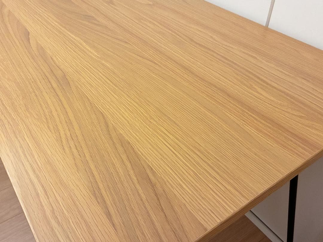 無印良品 木製 折りたたみテーブル オーク材 突板 デスク 幅120cm