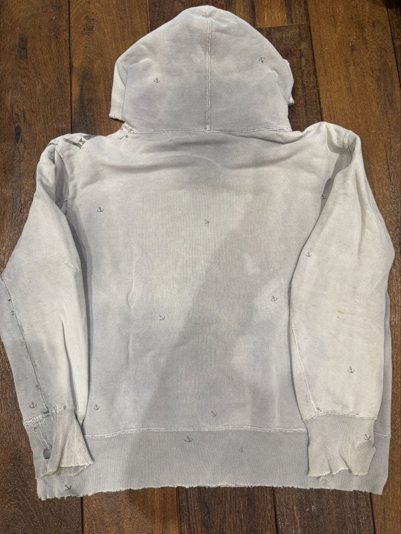 激レア　REMIRELIFE レミレリーフ　パーカー　ヴィンテージクラッシュ加工