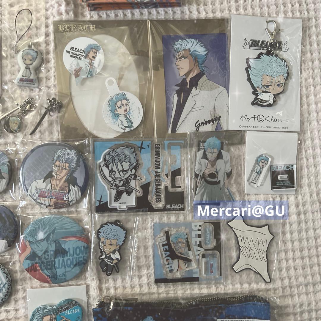 BLEACH グリムジョー 缶バッジ アクリルスタンドなど 特典まとめ売り 各1