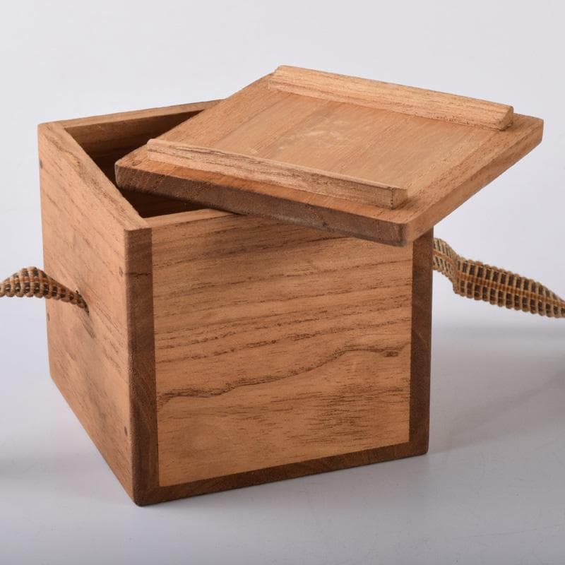 志野焼　古志野　面取ぐい呑　酒盃　時代箱付　C　7782