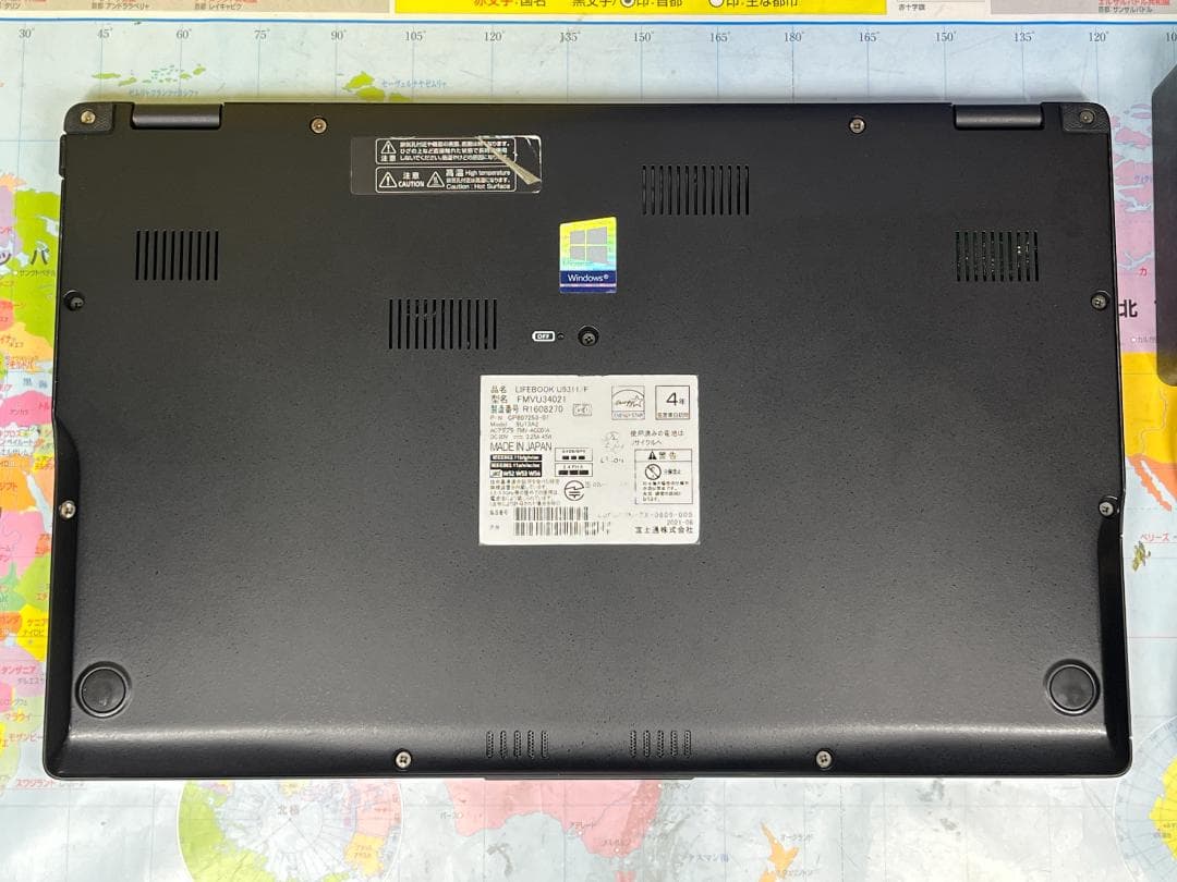 極美品 富士通 LIFEBOOK U9311/F 13.3型 超軽量 ノートPC