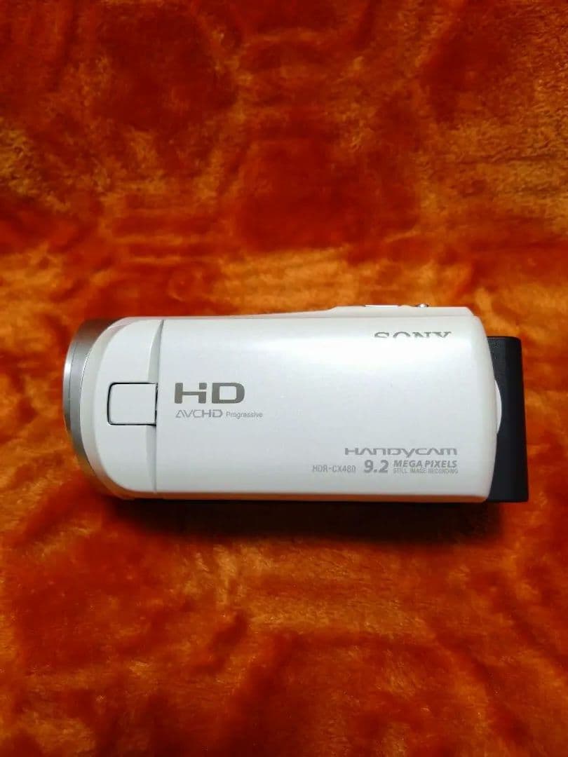 SONY HDR-CX480(W) WiFi内蔵モデル　軽量簡単操作　ケース付