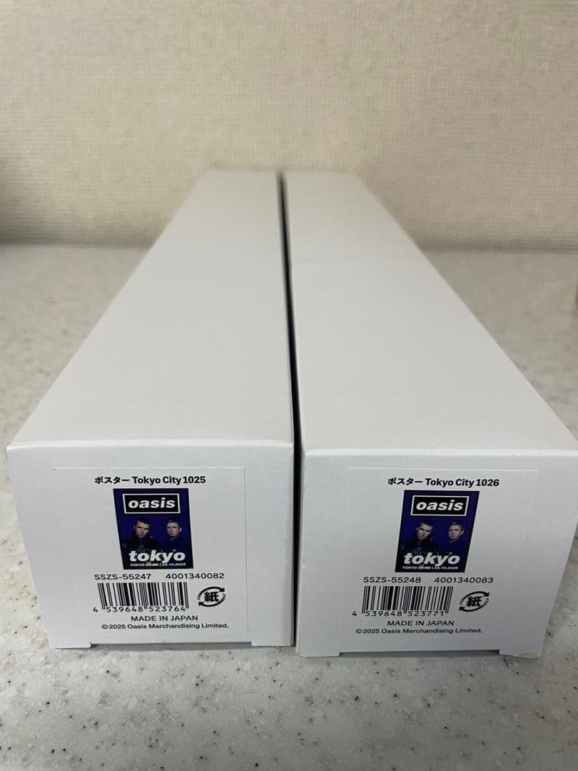 Oasis live '25 東京限定 ポスター　10月25.26