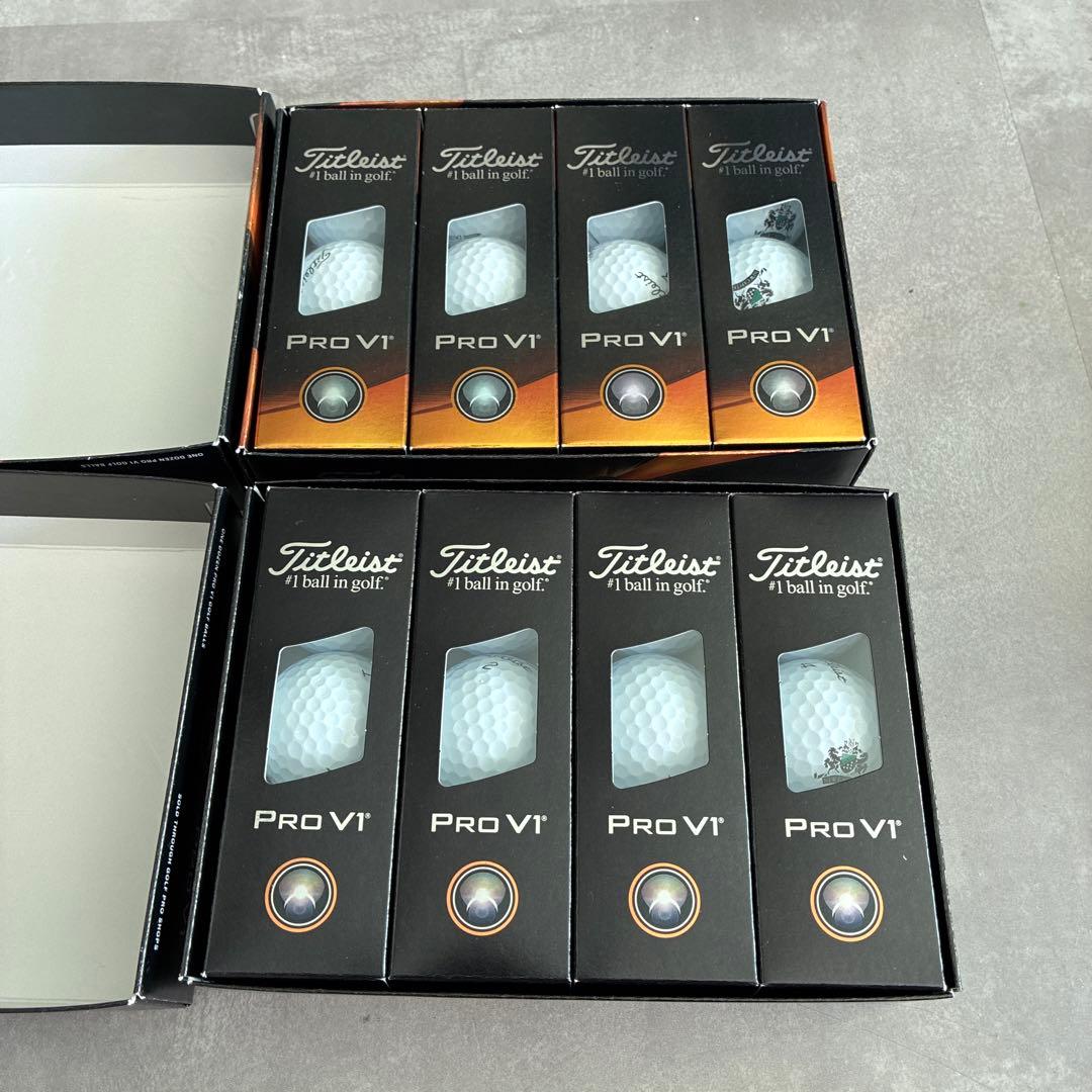 【新品】2025最新モデル　タイトリスト PRO V1ホワイト セット