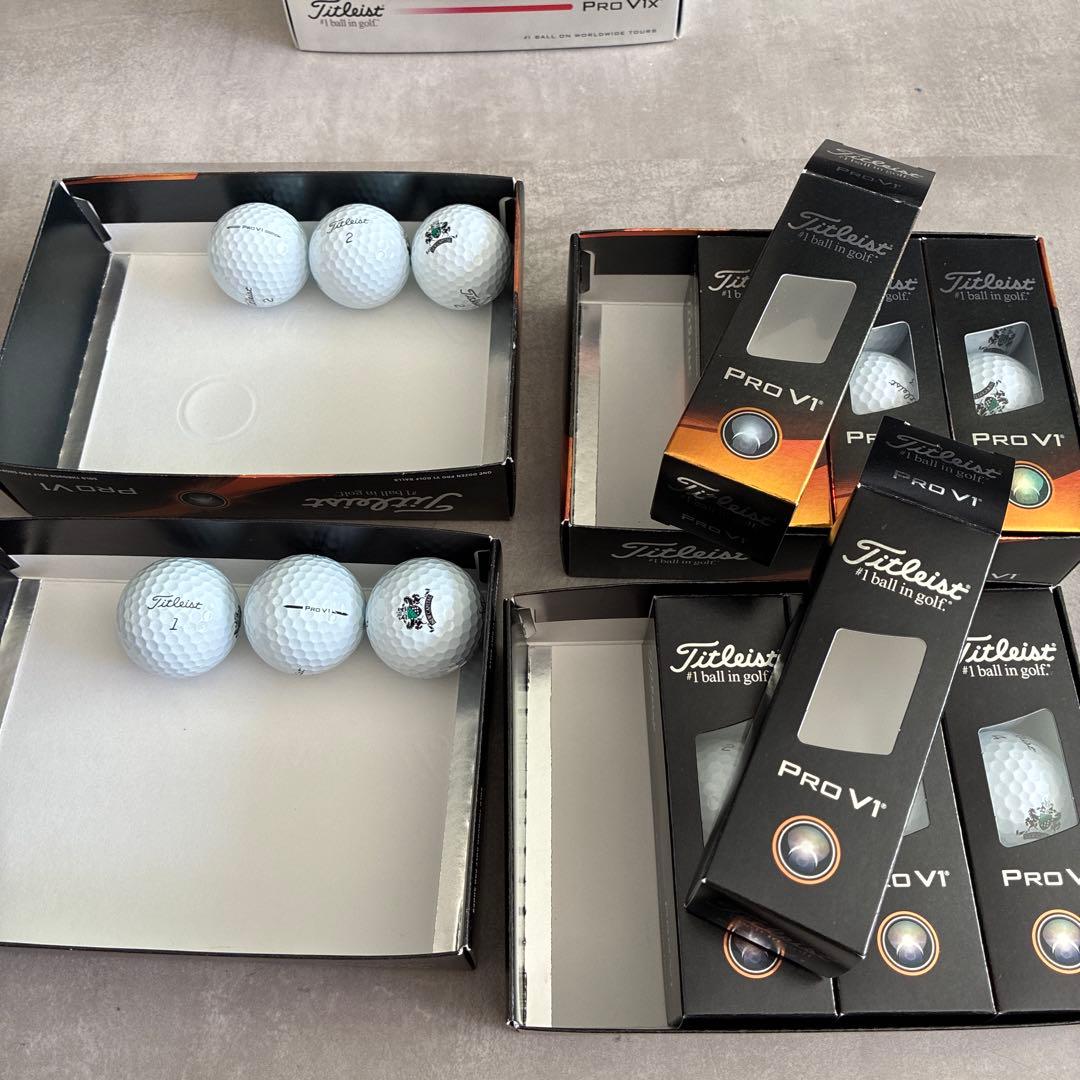 【新品】2025最新モデル　タイトリスト PRO V1ホワイト セット