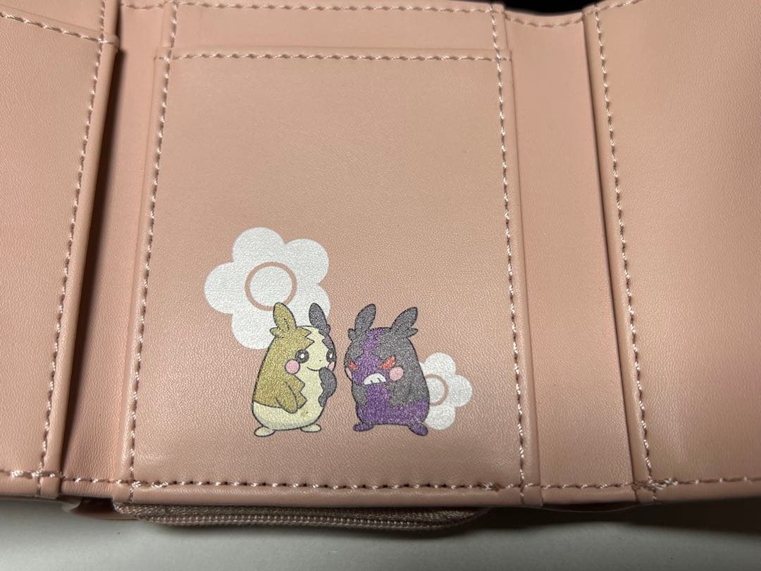 MARY QUANT 三つ折り財布 ピンク　ポケモンコラボ