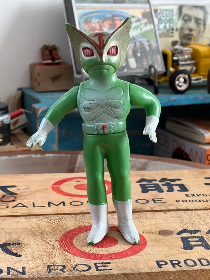 超人バロム1 当時物 無版権 パチ怪獣 ソフビ