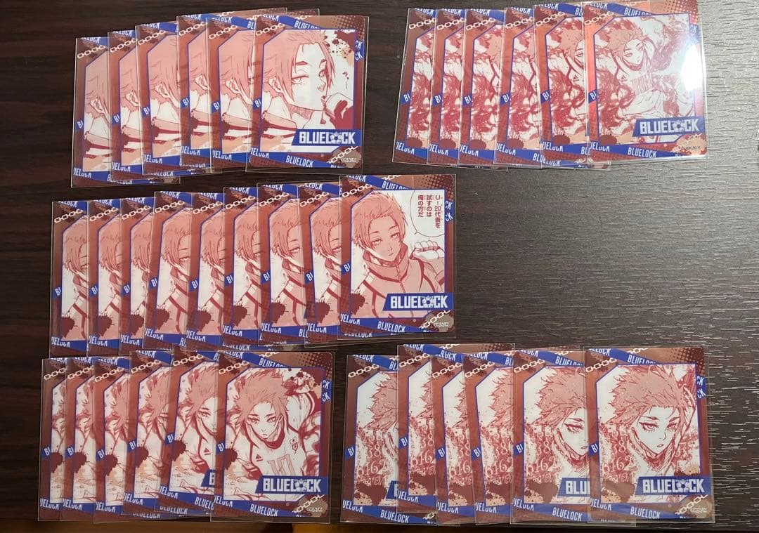 ブルーロック ふぁぼカ　クリアカード　原画　糸師冴　33枚