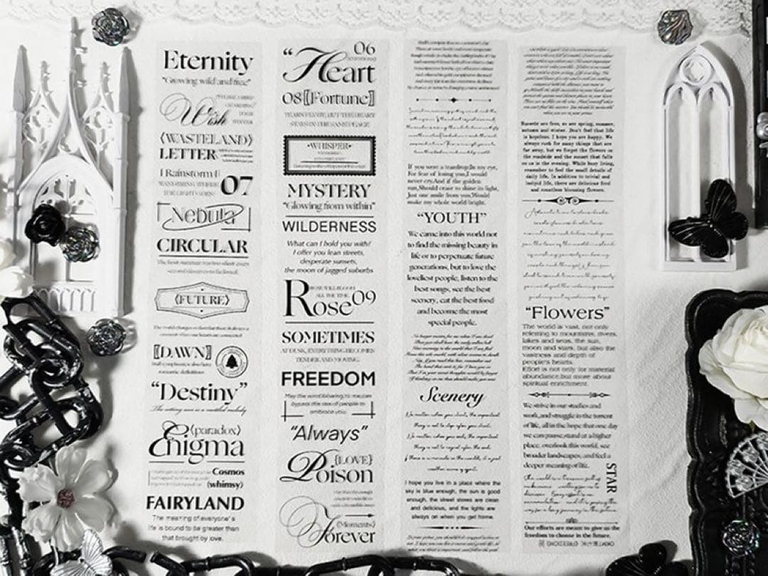 新七天《FREEDOM》海外マスキングテープ　マステ 【2573】