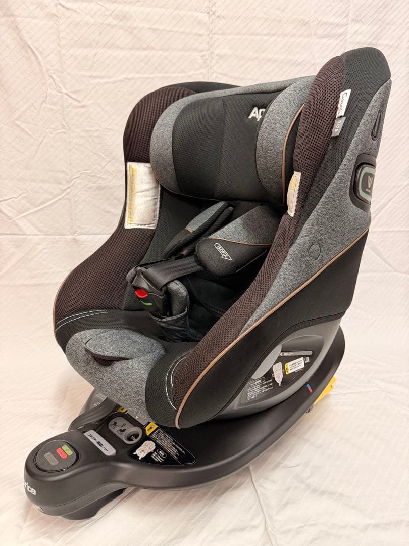 Aprica チャイルドシート クルリラ プロテクト ブラウン アップリカ