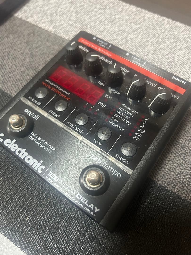 tc electronic Nova Delay ギターエフェクター　ディレイ