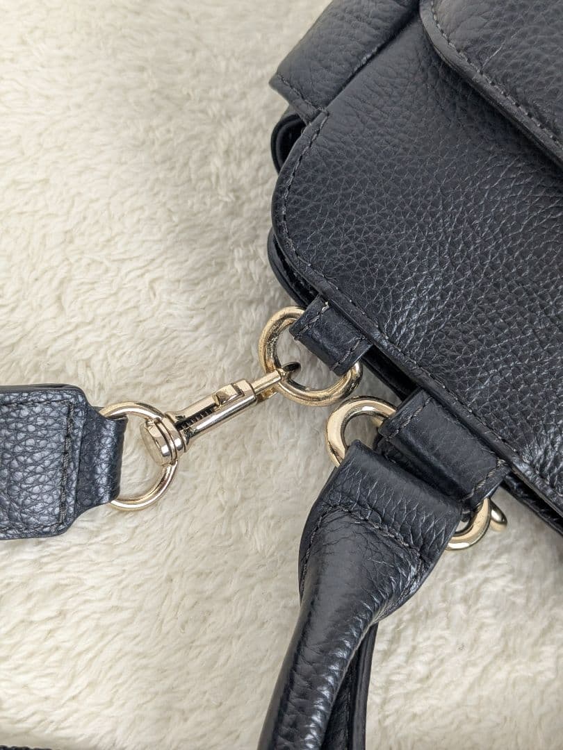 【美品】archive bag　ラシット　シボ　レザー　2way　Y2K　黒