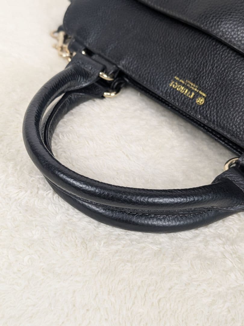 【美品】archive bag　ラシット　シボ　レザー　2way　Y2K　黒