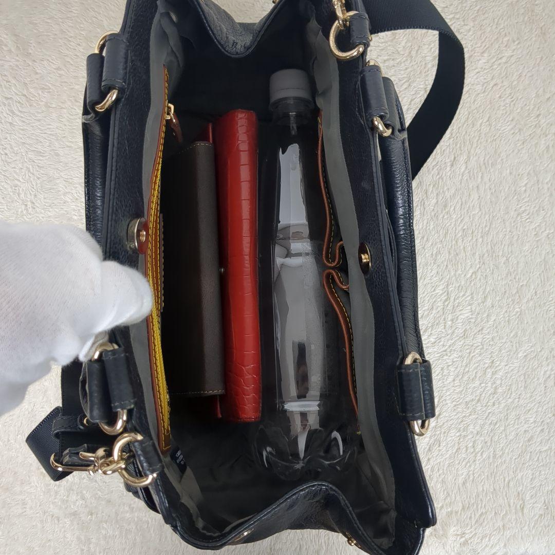 【美品】archive bag　ラシット　シボ　レザー　2way　Y2K　黒