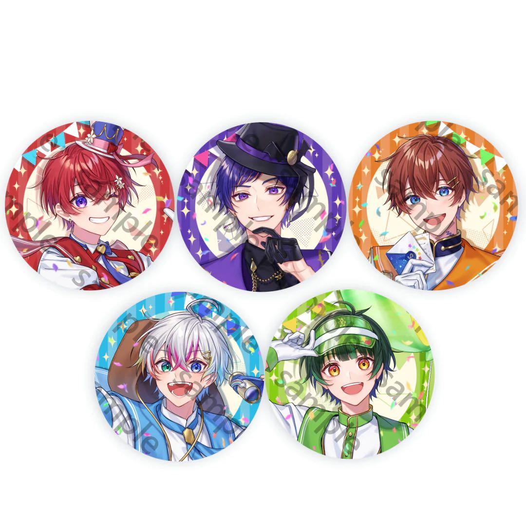 新品★すたぽら【Relu】缶バッジ★第6弾★4点セット