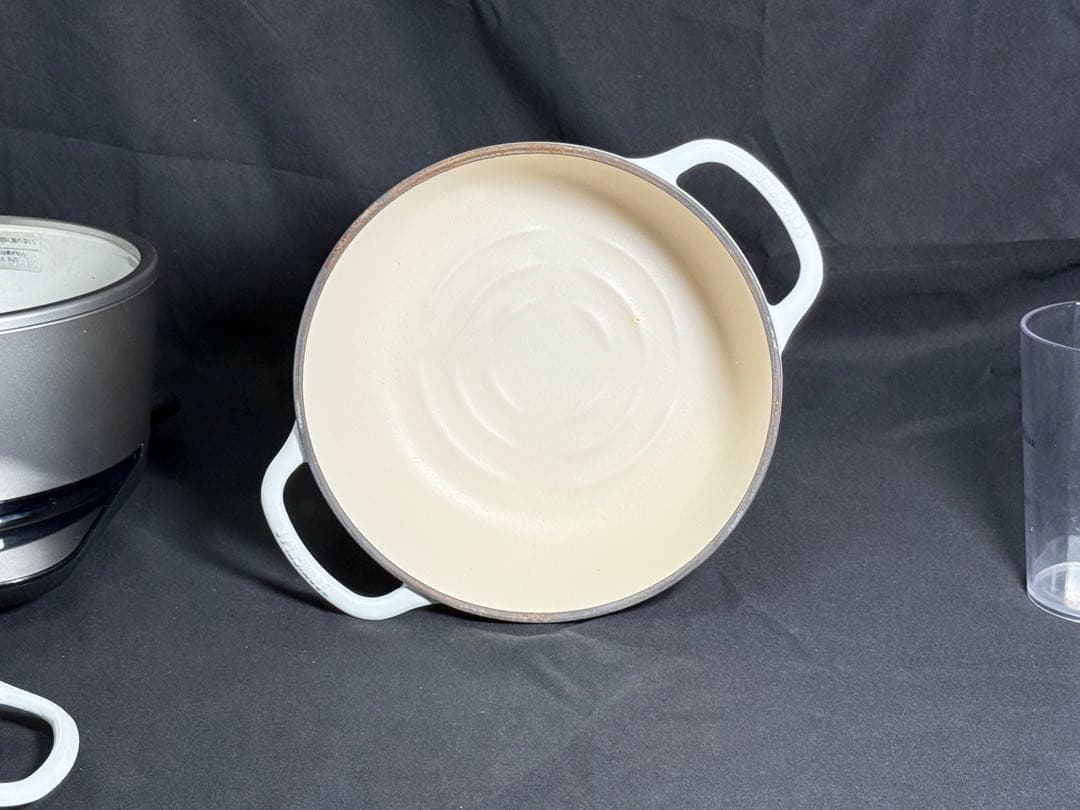 【美品・即発送】VERMICULAR RICEPOT 5合　シーソルトホワイト