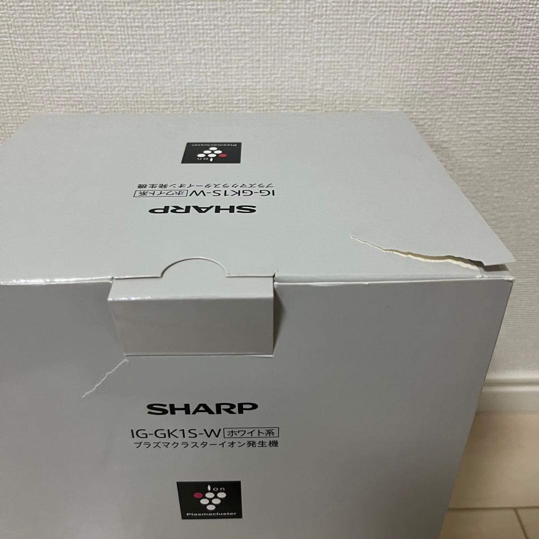SHARPプラズマクラスター　IG-GK1S-W ホワイト系