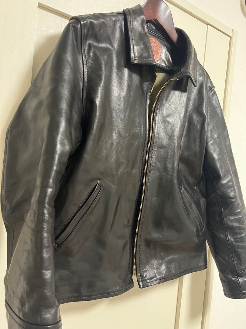 MOTOR　モト　ホースレザー　本革　ライダースジャケット　スポーツジャケット