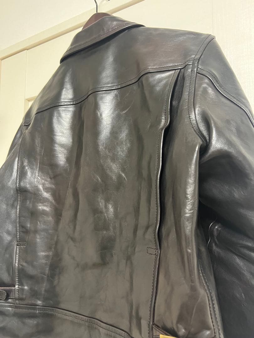 MOTOR　モト　ホースレザー　本革　ライダースジャケット　スポーツジャケット