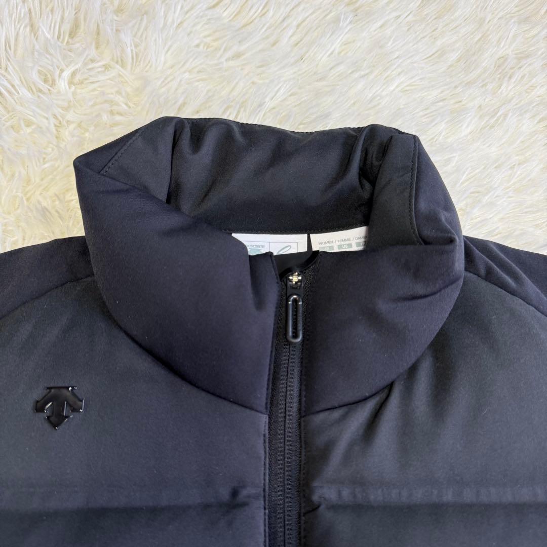 【デサントゴルフ】美品 ダウンジャケット ブラック Sサイズ レディース