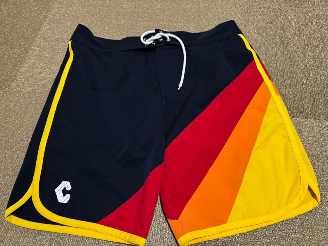 最終価格値引き不可CRONOS 水着ショーツ ネイビー/グラデーション