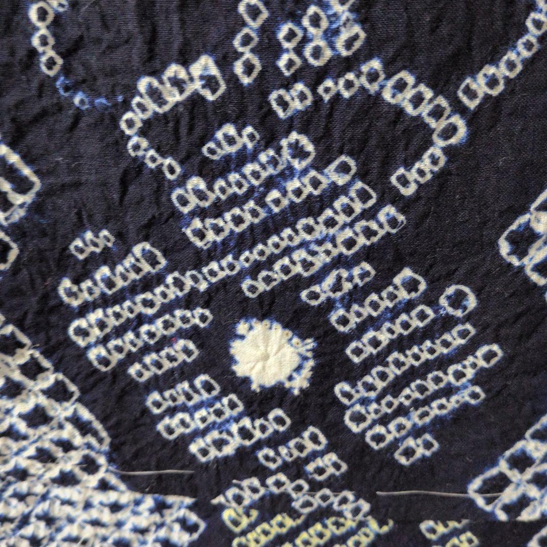 有松絞　浴衣　新品　手縫い　しつけ糸付き　着丈約156