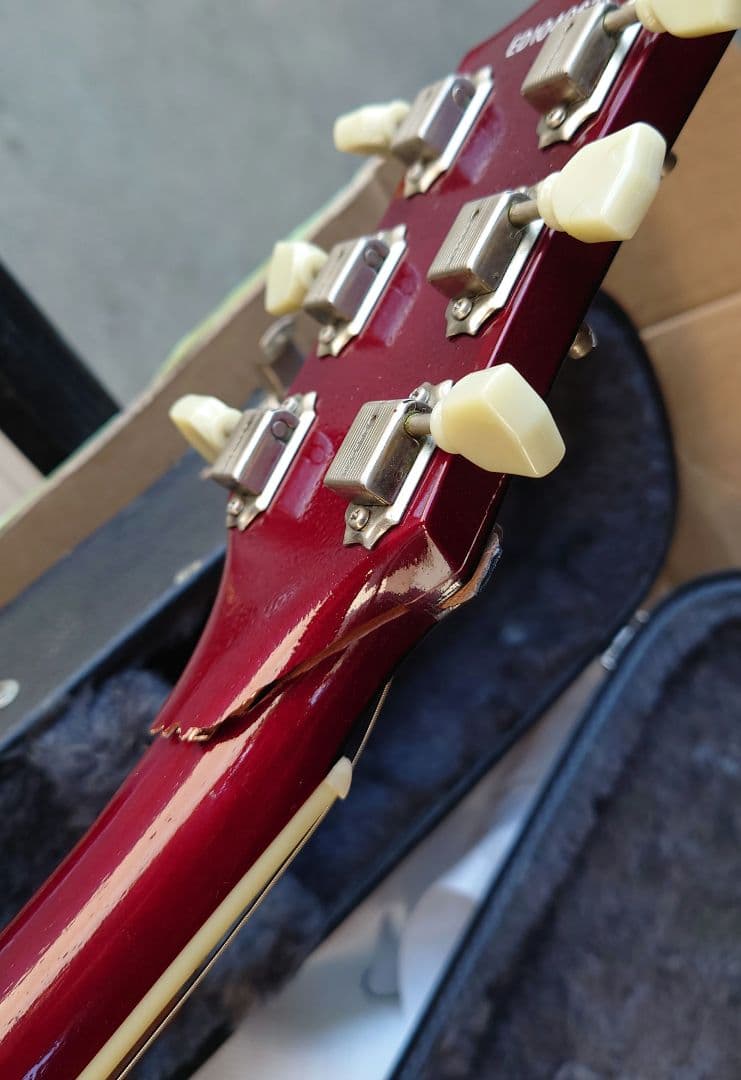 Edward SG E-SG-90LT2 ネック折れ状態